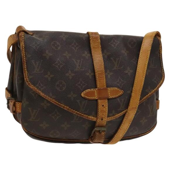 LOUIS VUITTON Monogram Saumur 30 Shoulder Bag M42256 - Picture 1 of 16